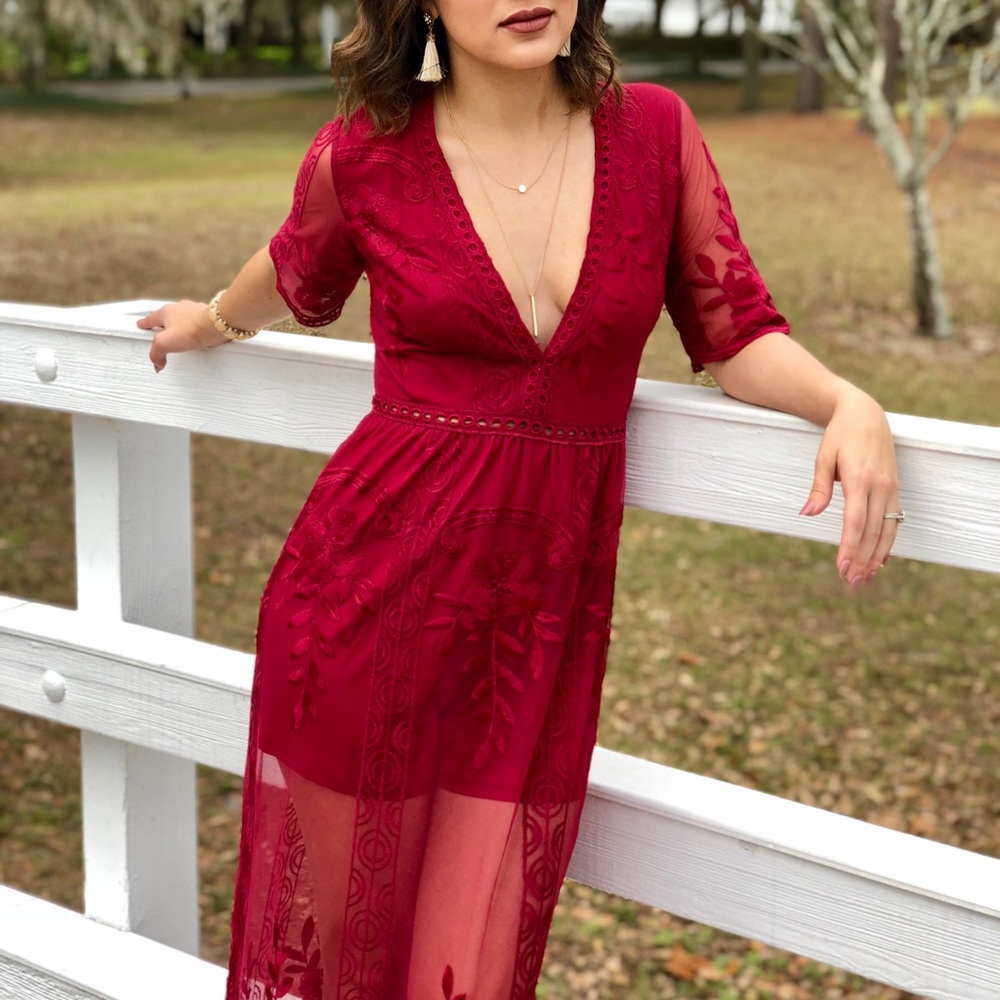Lace Romper Dress